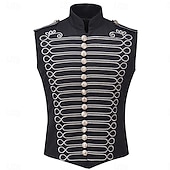 economico Cime-Mascherata Gilet Giacca da circo Principe Aristocratico Retrò Vintage Rococò Adulti Per uomo Carnevale Mascherata martedì grasso Evento / Festa Vestirsi