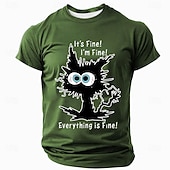 ieftine Tricouri cu umor sarcastic-Bărbați Argou amuzant Tricou Manșon scurt Tricou Tipărire 3D Stil Nautic Cămașă Modă Zilnic Zilnic Stradă Albastru piscină Negru Roșu-aprins Vară Primăvară Îmbrăcăminte S M L XL XXL XXXL