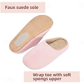 tanie Domowe kapcie-kapcie z pianki memory, z grubą i miękką wyściółką oraz cichą podeszwą, odpowiednie zarówno dla mężczyzn, jak i kobiet