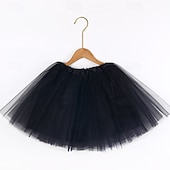 cheap Bottoms-Fancy Costume Tulle Skirt Tutu Skirt Retro Vintage 1980s Layered Puffy Neon Adults' Women's Halloween Carnival Party Performance Dance Ballet Dress Up