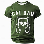 Χαμηλού Κόστους Αστεία μπλουζάκια για άνδρες-Ανδρικά Αστεία αργκό Μπλουζάκι Κοντομάνικο Κοντομάνικη μπλούζα 3D εκτύπωση Στρογγυλή Ψηλή Λαιμόκοψη Πουκάμισο Μοντέρνα Καθημερινά Καθημερινά Δρόμος Θαλασσί Μαύρο Ρουμπίνι Καλοκαίρι Άνοιξη Ρούχα Τ M L