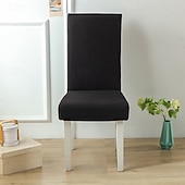 cheap Armchair Cover &amp; Armless Chair Cover-Water Resistant Polar Fleece Stretch Dining Chair Cover Soft Seat Slipcover for Home Kitchen Gift for Family(Not 100% Waterproof)