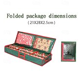 economico Deposito di Natale-Organizzatore per carta da regalo natalizia sottoletto, contenitore per conservare la carta da regalo, contiene fino a 20 rotoli, 41" l x 14" p x 5,5" h (verde)