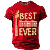  Herren Lustiger Slang T Shirt Kurzarm T-Shirt 3D-Druck Rundhalsausschnitt Hemd Mode Täglich Täglich Straße Blau Schwarz Rote Sommer Frühling Bekleidung S M L XL XXL XXXL