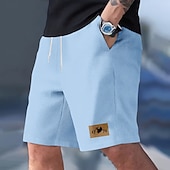 economico pantaloncini felpati 3d da uomo-Per uomo 1776 250° anniversario degli Stati Uniti Pantaloncini Waffle Pantaloncini da tuta Pantaloncini casual Misura del girovita medio Moda Casual Vacanza Jogging Allenamento Coulisse elastica in