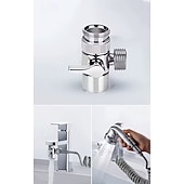 cheap Bathroom Accessory Set-Handheld Shower Head with Adjustable Spray - 304 Stainless Steel Bathroom Faucet Extension, Detachable Hose for Bathtub &amp; Sink, Ergonomic Design for Comfortable Bathing, Durable &amp; Easy to Clean