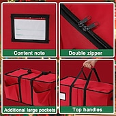 levne Vánoční úložiště-Vánoční dekorace, organizér, držák na ozdoby, úložný box na vesničku, úložný box na ozdobné koule, úložný box na vánoční dekorace