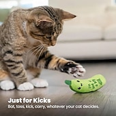 economico Giochi per gatti-giocattolo dentale per gatti croccante con cetriolo e erba gatta