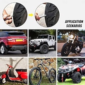 levne El Araçları-30 ks hřebíků na opravu pneumatik pro auto, motocykl, vakuovou opravu pneumatik, nákladní automobil, skútr, kolo, opravu defektu pneumatik, bezdušové nástroje, gumové kovové příslušenství (15l) &amp;15 s)