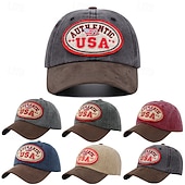 preiswerte Patriotische 250 Hüte-Herren Unisex Hut zum 250-jährigen Jubiläum der Vereinigten Staaten Baseballkappe Sonnenhut Trucker-Kappe Blau Wein Baumwolle Verstellbar Patriotisch Urlaub Sport Täglich Outdoor Streetwear Flagge