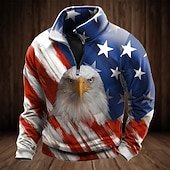 economico Felpe Patriottiche 250-4 luglio 2026 250° Memorial Day Felpa con cappuccio da uomo Designer Bandiera degli Stati Uniti Casual Sportivi Street