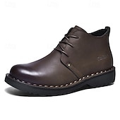 preiswerte Arbeitsschuhe-Lässige gelbe Herren-Ankle-Boots – bequem, stilvoll mit weichem Futter, ideal für legere Hochzeiten und Veranstaltungen im Freien