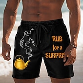  Ανδρικά Κοτόπουλο Πάπια Αστεία αργκό Μαγιό Βερμούδα Σορτσάκια Κολύμβησης Σορτς παραλίας Μεσαία Μέση Αστείος Χαβανέζα Διακοπές στην παραλία Πλαϊνές τσέπες Διχτυωτή επένδυση Ελαστική μέση με κορδόνι