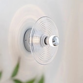 ieftine Aplici de Interior-Lampă de perete rotundă din sticlă cu 1 bec, model modern Art Deco, pentru dormitor