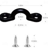 baratos Ferramentas Manuais-Kit com 10 olhais para caiaque, 20 parafusos, acessórios, laços elásticos de nylon para convés, peças de reposição para equipamentos de caiaque e canoa.