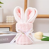 billiga påsk-5-pack handdukar med påskharemotiv, mjuka och absorberande handdukar med kaninmotiv, perfekt present till kök och badrum, bröllop, födelsedagar, alla hjärtans dag, jul och påsk för hemmabruk.