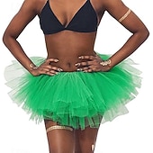 economico Fondi-Costume di fantasia Tutu Gonna in tulle Retrò Vintage Anni '80 Adulti Per donna Halloween Carnevale Feste Performance Vestirsi