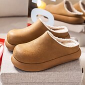 economico Zoccoli e pianelle da uomo-comode scarpe slip-on da uomo foderate in pelliccia: morbide, calde, perfette per ricevimenti di nozze rilassati e riunioni al chiuso