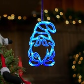 olcso Dekoratív fények-húsvéti ablakdekorációk fények, húsvéti hógolyó tojás alakú ablakfény kápráztatja a fényes húsvéti fényeket beltéri ablakhoz kültéri partidekorációhoz