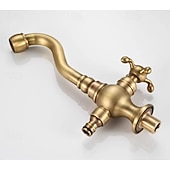 preiswerte Waschbeckenarmaturen-Waschbeckenarmatur - drehbar Chrom Wandinstallation Einhebel EinlochBath Taps