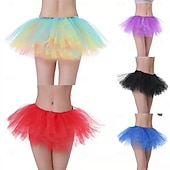abordables Bas-Costume élégant Tutu Jupe en tulle Rétro Vintage Années 1980 Adulte Femmes Halloween Carnaval Soirée Performance Se déguiser