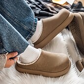 economico Zoccoli e pianelle da uomo-comode scarpe slip-on da uomo foderate in pelliccia: morbide, calde, perfette per ricevimenti di nozze rilassati e riunioni al chiuso