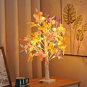 cheap Decorative Lights-Simulated Butterfly LED Birch Tree Light 60cm-24LEDs AAA Battery USB Dual purpose Indoor Spring and Summer Bedroom Bedhead Living Room Dining Room Party Wedding Atmosphere Decoration Ornament Lights