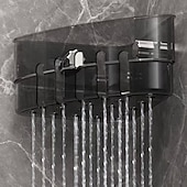 זול כלי בישול וגאדג'טים למטבח-2 יחידות סל אחסון פינתי יניקה, מארגן פינתי לכיור, מדף ניקוז ספוג ובד למטבח, מדף אחסון יניקה משולש, מארגן לחדר אמבטיה ומטבח חוסך מקום