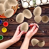 levne velikonoční-10 ks papírových velikonočních vajíček, 3 palce, vajíčka z papírmaché, DIY velikonoční papírová vajíčka na velikonoční tvoření, hledání velikonočních vajíček, dárky do velikonočních košíků