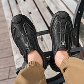 baratos Sapatos Casuais com Cadarço-Tênis masculino marrom estiloso – leve, confortável e com design respirável para uso o dia todo, ideal para o dia a dia e eventos casuais.