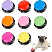 abordables accessoires de forage-1 bouton d'enregistrement vocal pour la communication et le dressage des animaux de compagnie, enregistrement de 30 secondes &amp;Jouet pour chien avec retour vocal, clicker enregistreur pour chat, chiot,