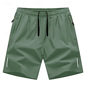 Χαμηλού Κόστους Casual σορτς-Ανδρικά Σορτσάκια Καλοκαιρινό σορτς Casual σορτς Κορδόνι Τσέπη Ελαστική μέση Σκέτο Άνεση Αναπνέει Μήκος γόνατος ΕΞΩΤΕΡΙΚΟΥ ΧΩΡΟΥ Διακοπές Αθλητισμός Καθημερινό Μπλε Λίμνης Μαύρο