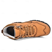 tanie Buty trekingowe-Męskie buty trekkingowe na co dzień – wytrzymałe, sznurowane, wygodne i oddychające, idealne na przygody na świeżym powietrzu, wędrówki i do noszenia na co dzień