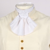  250-jähriges Jubiläum USA Rokoko Barock Outfits langarm George Washington Alexander Hamilton Kolonial Kostüm Herren Karneval Unabhängigkeitstag 4. Juli Erwachsene Mantel Hose Kragen