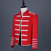 economico Cime-Cappotto Mascherata Giacca da circo Principe Aristocratico Retrò Vintage Rococò Adulti Per uomo Carnevale Mascherata Evento / Festa Vestirsi