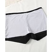billige Surfing Tankinis og Bikinier-Dame Badedrakt Bikinikjole 2 deler Trykket Ultralett (UL) Elastisk Ermeløs Badetøy Surfing Snorkling Sommer