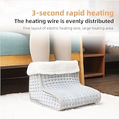 levne topné zařízení-nový zimní ohřívač nohou do obývacího pokoje elektrický vyhřívaný měkký a bezpečný ohřívač nohou