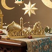 זול רמדאן ועיד-חפצים דקורטיביים, שרף מודרני עכשווי עמיד במים ל קישוט הבית מתנות 1 pc