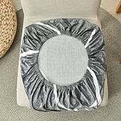baratos Capa para Cadeira de Jantar-Capa protetora para cadeira de jantar, super ajustável, elástica, removível e lavável, com assento curto, ideal para salas de jantar de hotéis, cerimônias, banquetes e festas de casamento.