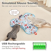 Недорогие Игрушки для кошек-Интерактивные игрушки для кошек в стиле пряток, подвижный чехол 27 дюймов, разные цвета.