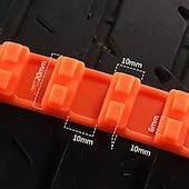 cheap Heating &amp; Cooling-10/20/30pcs Universal Reusable Non-Slip Polyethylene Tire Chains – Universal Anti-Skid Snow Tire Traction Chains for Cars, SUVs &amp; Trucks, Easy Installation, Durable Emergency Winter Driving Aid