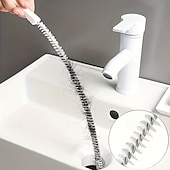 olcso Tisztító szerek-5 db hosszú nyelű tisztítókefe ergonomikus fogantyúkkal, rugalmas sörtékkel fürdőszobai mosdó lefolyóihoz, konyhai csövekhez, szőrtelenítéshez, tartós, kiváló minőségű, többcélú kefék egész éves