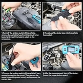 billige automatiske verktøy-Bilkretstester, 611 sikringslekkasjedetektor, isolasjonsmateriale, batteridrevet, 36 V driftsspenning, med LCD-skjerm og forbelysningsfunksjonalitet, for bilelektrisk