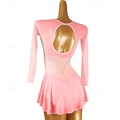 halpa Taitoluistelupuvut-Taitoluistelupuku Naisten Tyttöjen Luistimet Hameet Violetti Musta Valkoinen Avoin selkä Silmukka Spandex Erittäin elastinen Kouluts Kilpailu Luisteluasu Klassinen Kristalli / Strassi Pitkähihainen