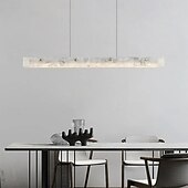 economico Design della linea-Lampadario a sospensione a led classico in marmo da 100 cm, oro, luce interna, sala da pranzo, per soggiorno