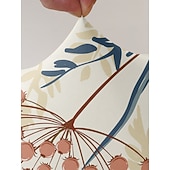 abordables Funda para silla con respaldo-Funda para sillón orejero de poliéster con estampado geométrico, a rayas y flores, para sala de estar, dormitorio y oficina en casa.