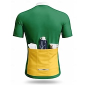  Jersey bărbați Sf. Patrick jersey pentru ciclism trifoi noveltă camisetas cu mânecă scurtă tricou de bicicletă top cu 3 buzunare posterioare rezistent la UV uscare rapidă cu buzunare fermoar frontal