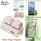 halpa Matkapuhelinkameran lisätarvikkeet-uusi näppäimistö, kaksinäppäininen e-kirjan sivunkääntäjä, sopii tableteille ja matkapuhelimille, bluetooth-kaukosäädin, sopii lyhyille videoille Androidilla/iOS:lla