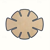 preiswerte Küchenutensilien &amp; Gadgets-Antihaftbeschichtete Silikon-Backmatte – wiederverwendbare, lebensmittelechte, runde Teigmatte mit rutschfesten Rändern, geeignet für Challah-Brot und selbstgebackenes Brot, passend für