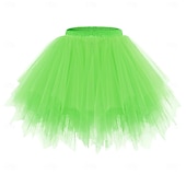  Retrò Vintage Anni '80 Gonna a cerchio Tutu Sottogonna Ballerino di balletto Costume Per donna Costume di Carnevale 2026 Halloween Carnevale Feste Performance Parata dell'Orgoglio Adulti Gonna